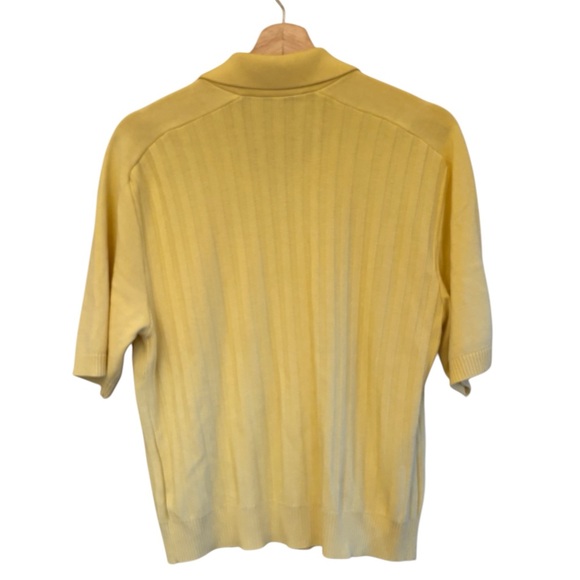 Zara Light Yellow Polo Top - Picture 5 of 7